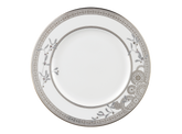 Platinum Leaves Dinner Plate Platinum